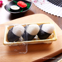 Environmentally friendly material Japanese Plastic Sushi Tray With Lid